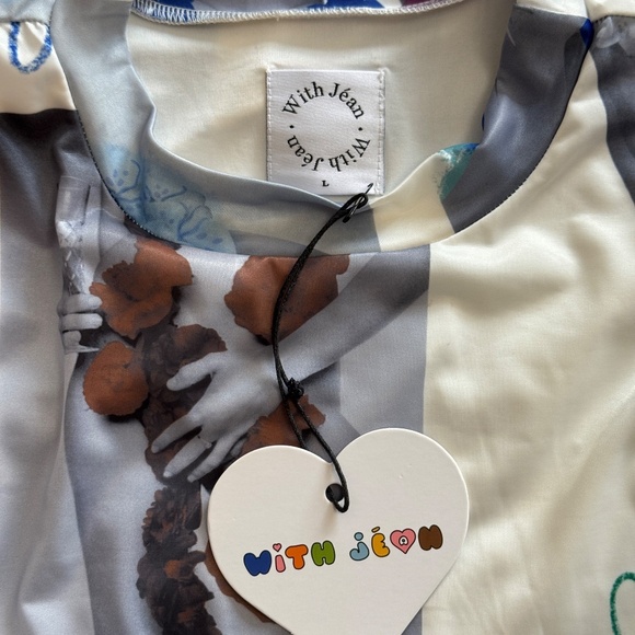 With Jéan Lovers Dress Floral Mimicry L - Picture 6 of 10